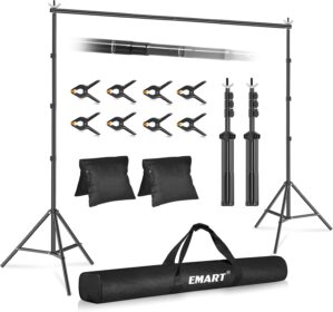EMART Backdrop Stand 10x10ft(WxH) P...
