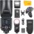 Godox V100 S V100-S Camera Flash for Sony, 2.4G 100W TTL Godox Flash for Sony HSS 1/8000S, Touchscreen Control, Global Shutter Flash Sync, 2980mAh Lithium Battery, 400 Full Power Flashes(USA Version)