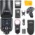 Godox V100 N V100-N Flash for Nikon, 2.4G 100W TTL Nikon Speedlite HSS 1/8000S, Touchscreen Control, Lithium Battery, 400 FulI Power Flashes, External Flash for Photography(USA Version)